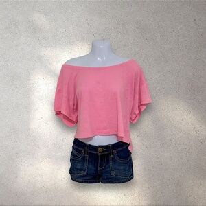 VS PINK Oversized Neon Pink Top